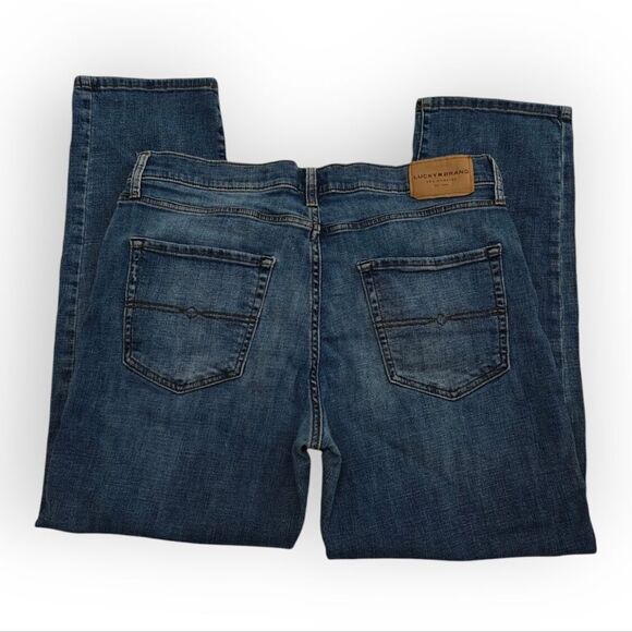 Lucky Brand 410 Athletic Slim Blue Straight Jeans Classic Style Sz 34/30 - Picture 4 of 5